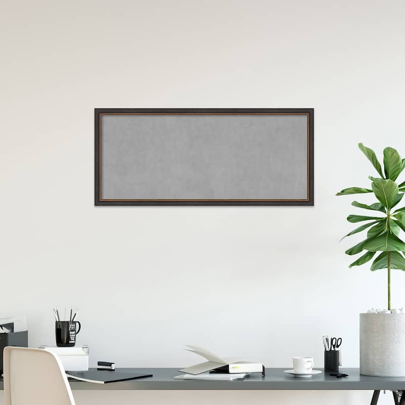 Amanti Art Ashton Black Framed Magnetic Board