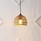 preview thumbnail 96 of 115, Jigu 1-Light Woven Rattan/Iron LED Pendant, by JONATHAN Y