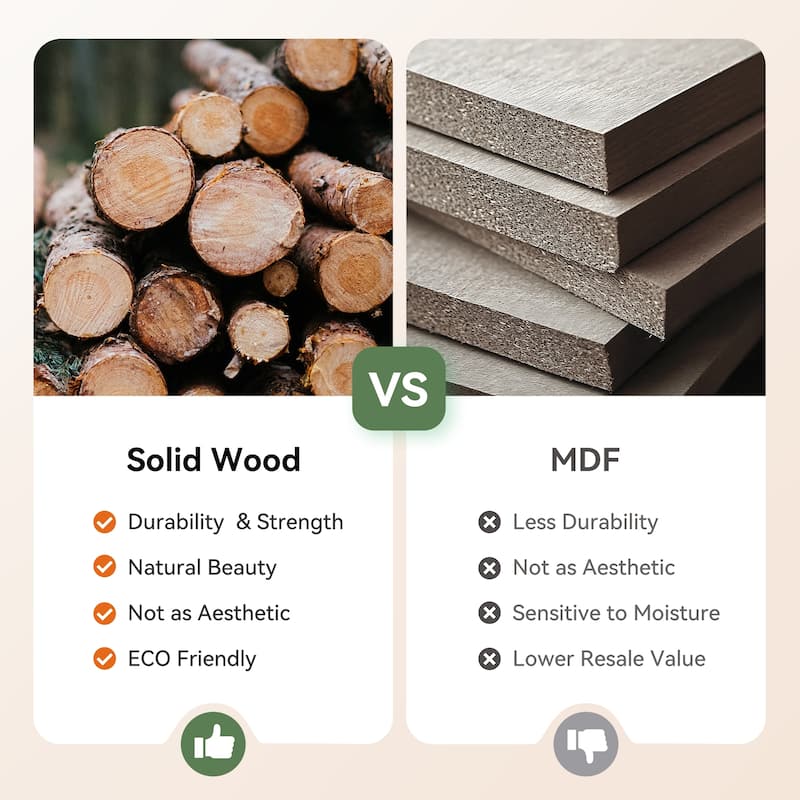 41.3 Inch Farmhouse Solid Wood Console Table for Entryway