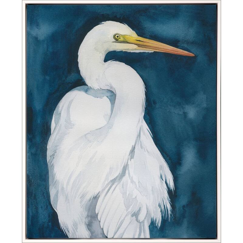 Midnight Hunter I Giclee on Canvas No Glass - 42 X 34 X 2 - Wood - White