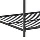 preview thumbnail 6 of 8, Full Over Full Over Full Metal Bunk Bed with 2 Attached Ladders, Black