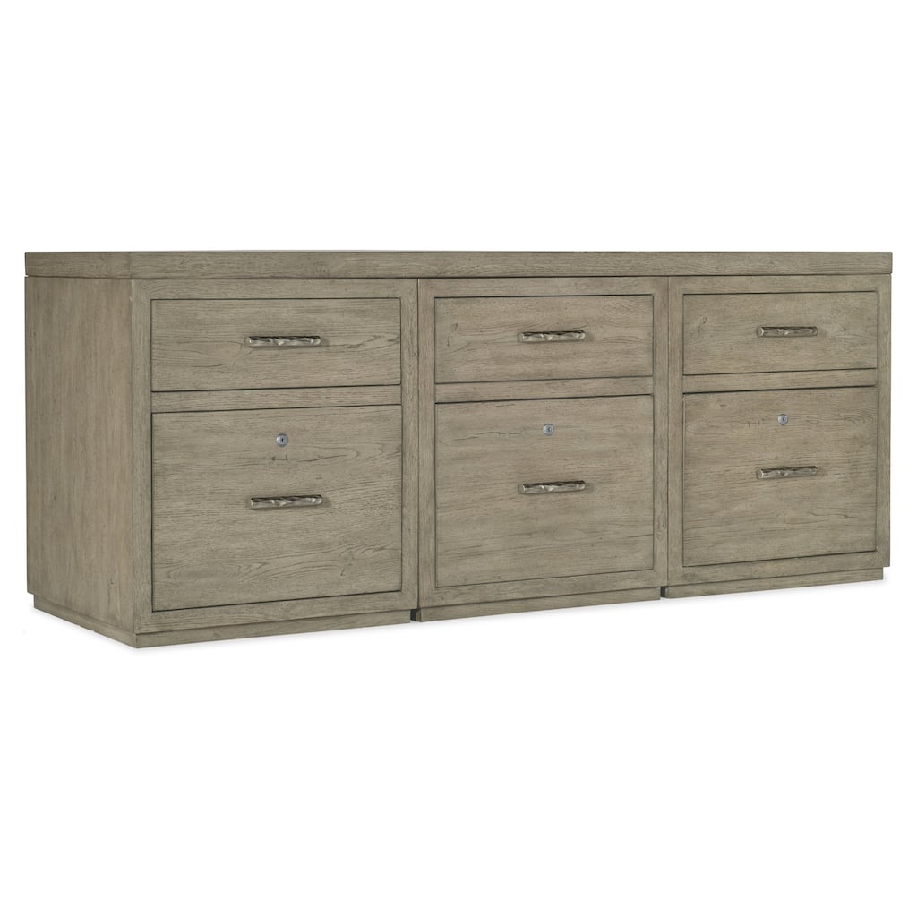 Hooker Furniture 6150-10905 72" Wood Veneer 6 Drawer Office Desk