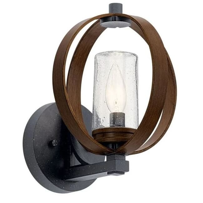 Kichler 59065 Grand Bank 10" Tall Outdoor Wall Sconce