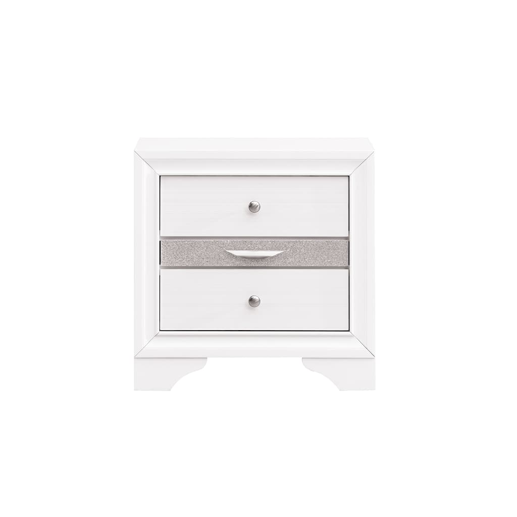 Modern Bedroom Cabinet with Three Spacious Drawers Storage Nightstand Bedside Table for Bedroom