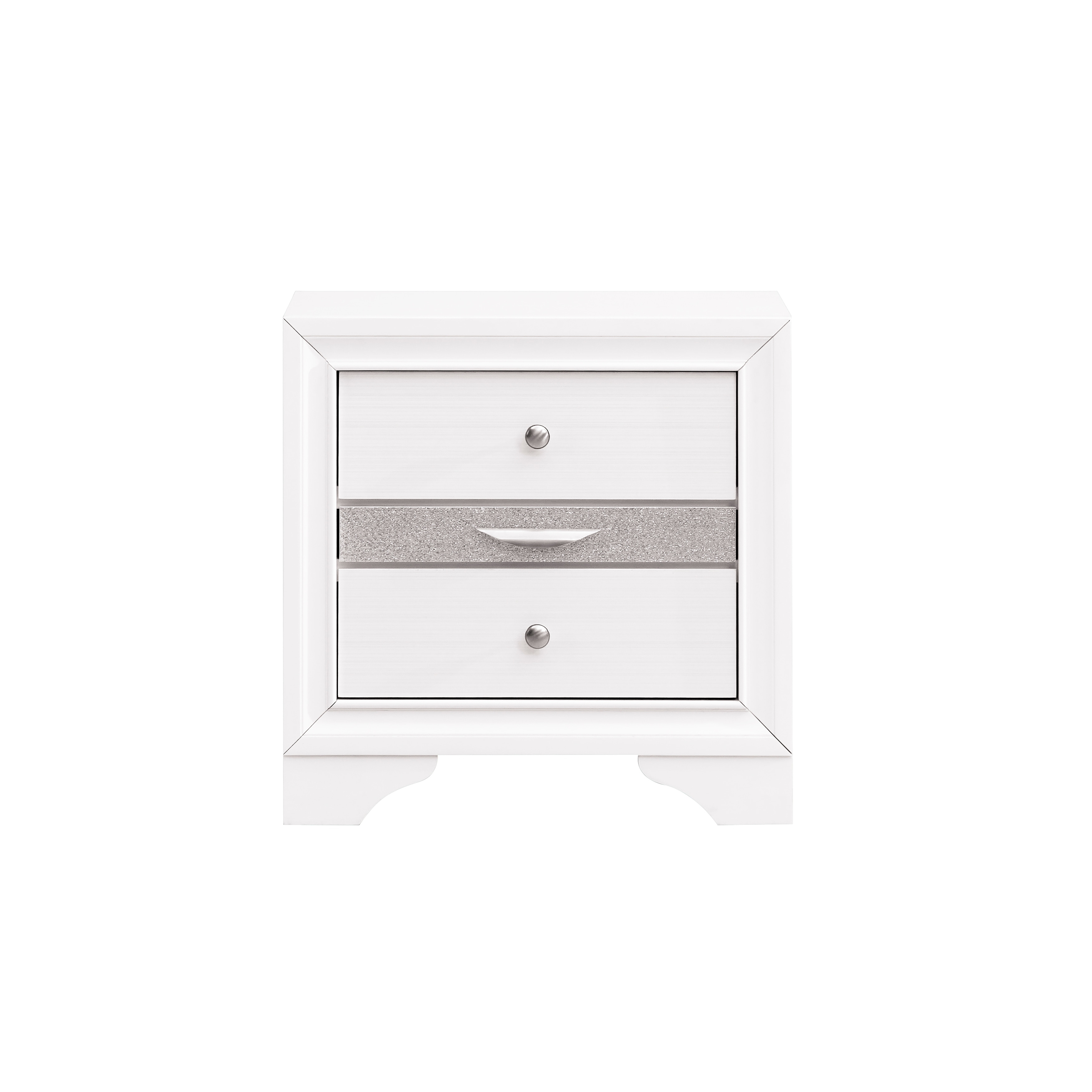 Modern Bedroom Cabinet with Three Spacious Drawers Storage Nightstand Bedside Table for Bedroom