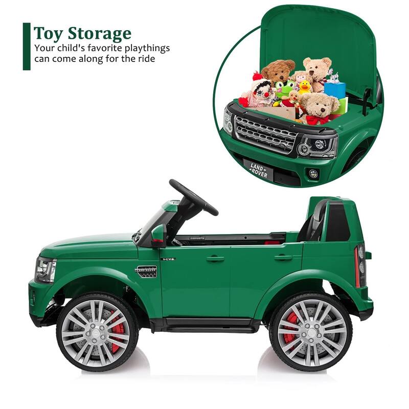 Licensed Land Rover Ride on Car, 12V 4.5 MPH Ride on Toys for Toddlers 3-8