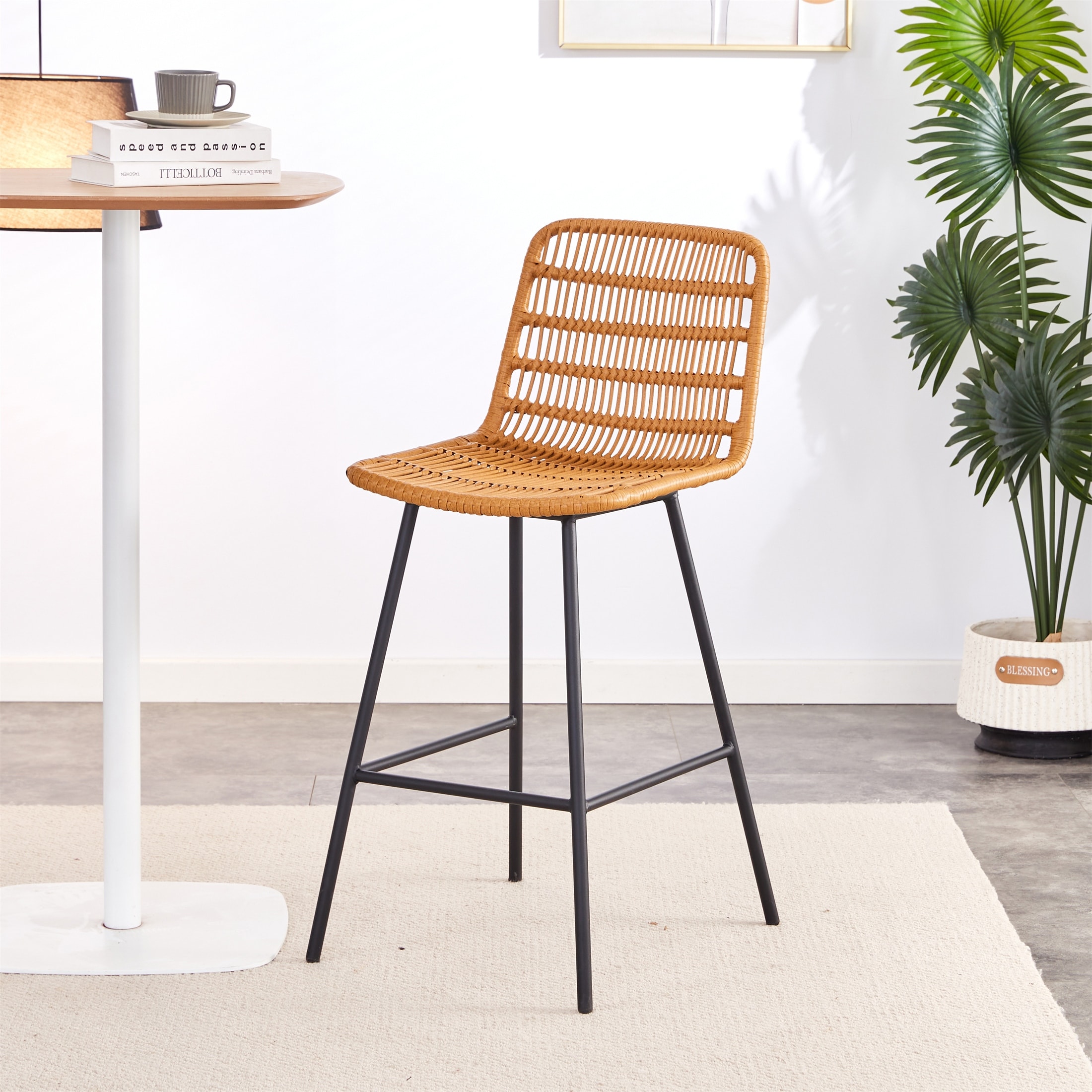 Rattan stool on sale kmart