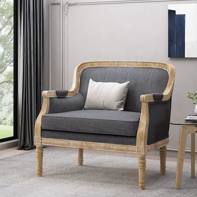 Charcoal 35" Upholstered Club Chair