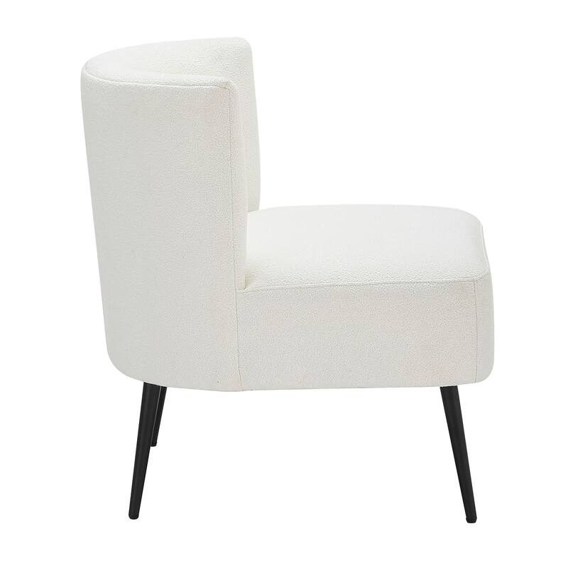 Silver Orchid Harding Slipper Chair