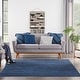 preview thumbnail 89 of 181, Nourison Essentials Solid Contemporary Indoor/Outdoor Area Rug 9' Square - Midnight