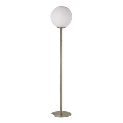 Koloa 61" Height Floor Lamp, Yellow - 12 x 61 x 12