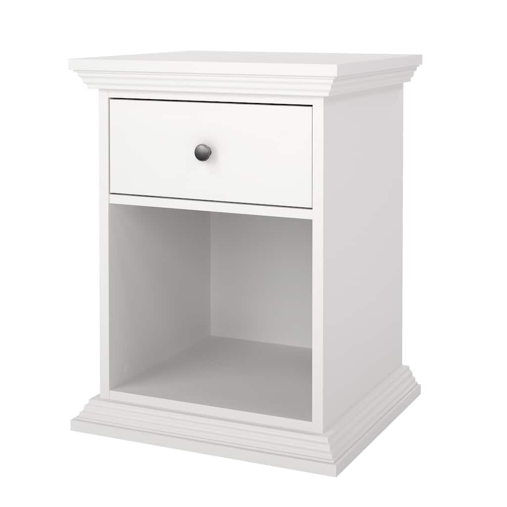 Porch & Den North Nightstand 1 Drawer and Open Storage