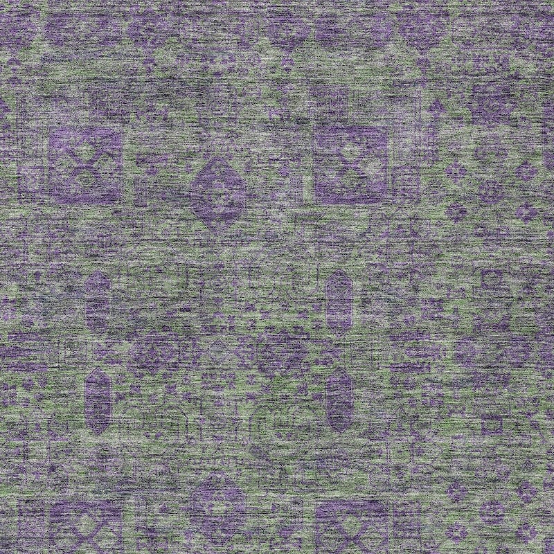HomeRoots Oriental Transitional Rectangle Outdoor Rug