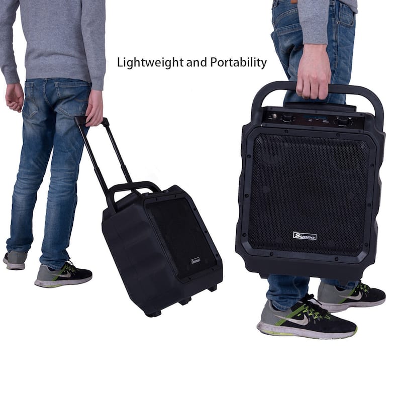 Suono Portable 8" PA System Rechargeable Battery 300W RMS Power Active