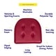 preview thumbnail 4 of 5, U-Shaped Faux Leather Memory Foam Chair Pads