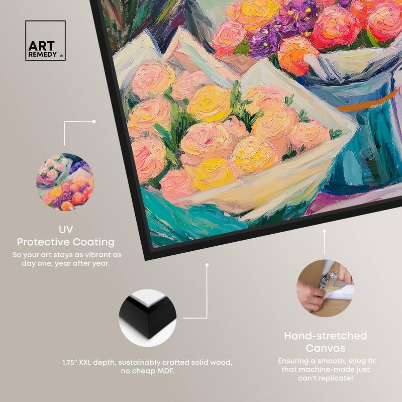 Market Blooms II Canvas by Art Remedy