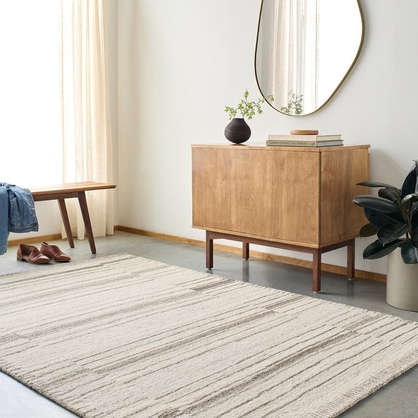 slide 2 of 6, Chavis Scandinavian Area Rug Cream/Charcoal - 2' x 3'