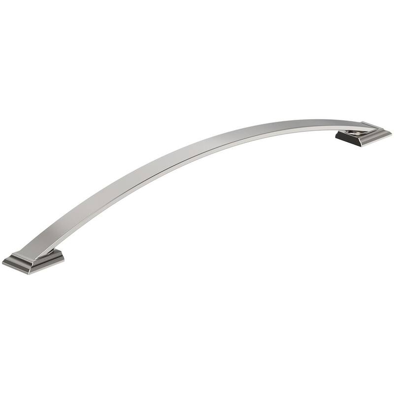 Amerock BP29353 Candler 12-5/8" Center to Center Arch Cabinet Pull - Polished Nickel