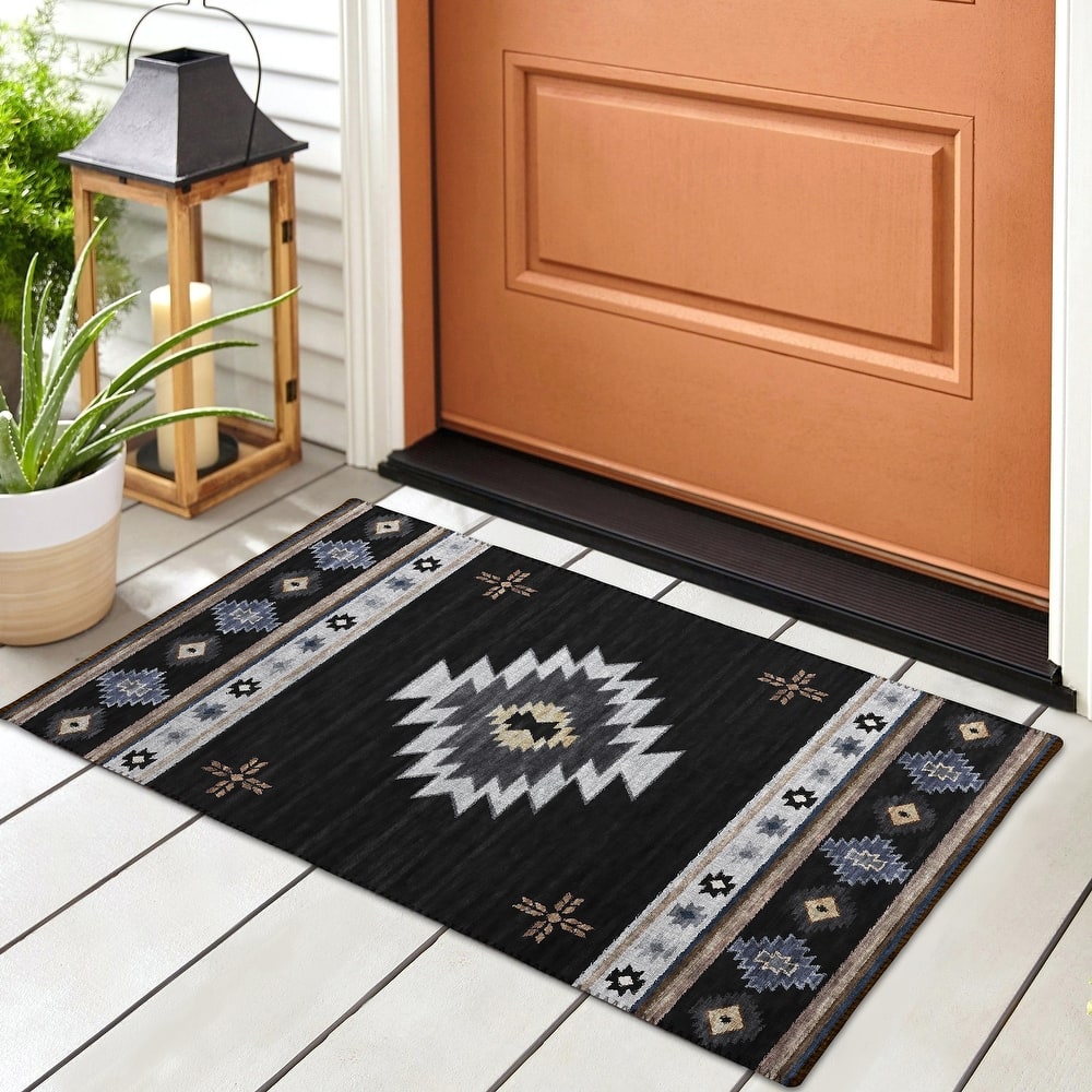Indoor/ Outdoor Sonora Global Traditional Washable Rug