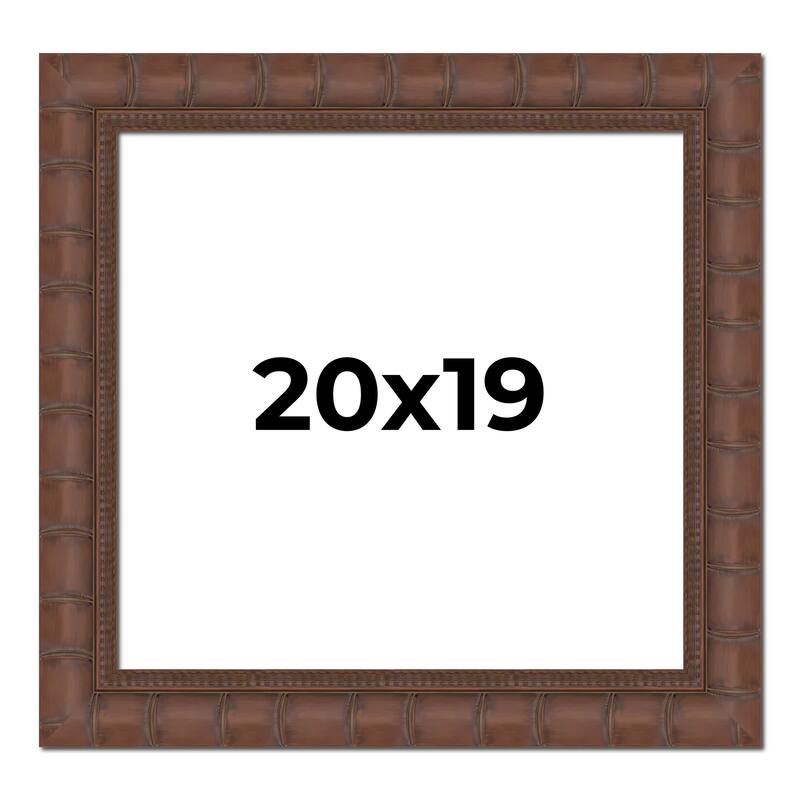 20x19 Frame Pewter Solid Wood Picture Frame Width 1.625 Inches | Interior Frame Depth 0.6875 Inches