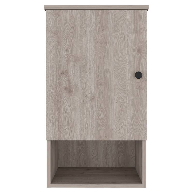 Bathroom Cabinet Over The Toilet Storage,Two Internal Shelves,Single Door,One Shelf