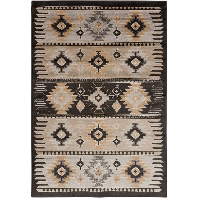 Livabliss Cabin & Lodge Paramount Border Area Rug