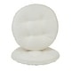 preview thumbnail 14 of 33, Klear Vu Omega Tufted Barstool Cushion Set Set of 2 - Ivory