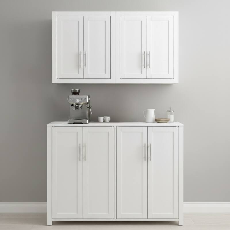 Crosley Savannah 3-Piece Kitchen Storage Pantry Set