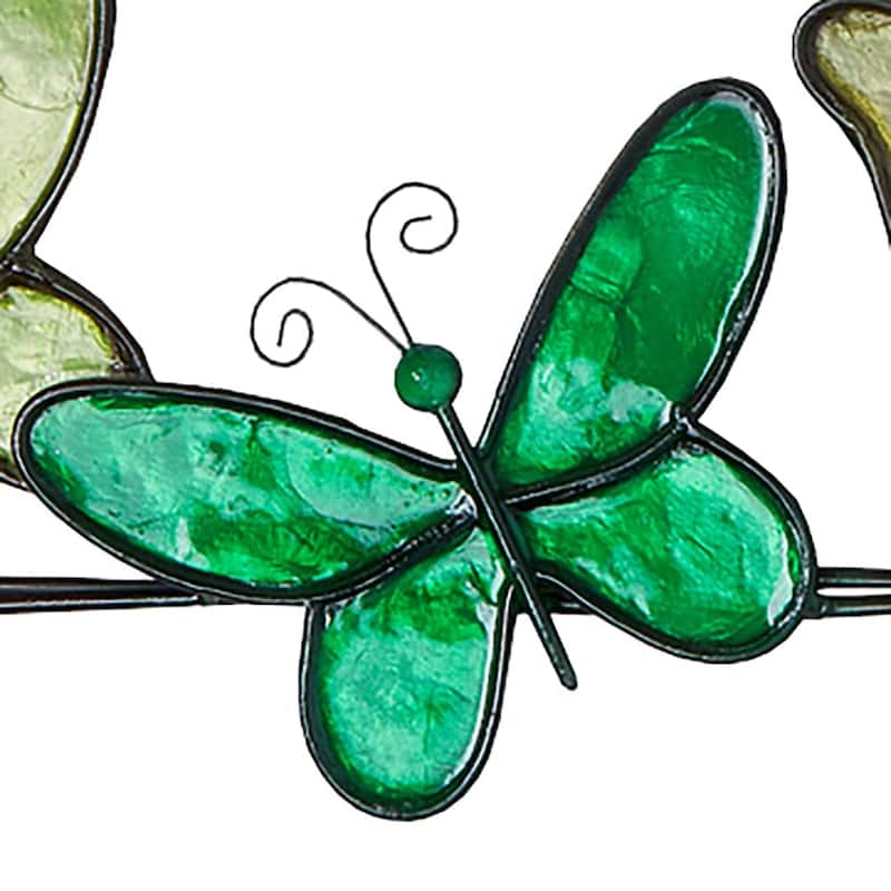 Butterflies On A Wire Wall Decor Brown (m2020 br)