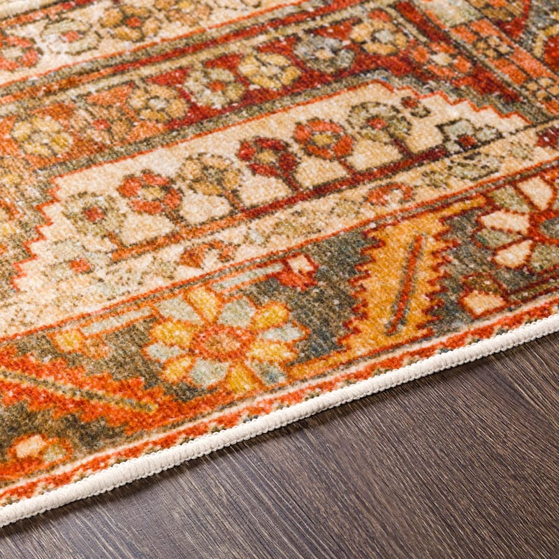 Livabliss Sindri Persian Machine Washable Area Rug