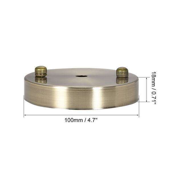 Retro Light Canopy Kit Pendant Lighting Ceiling Plate 100mm 3 9inch Bronze 3pcs
