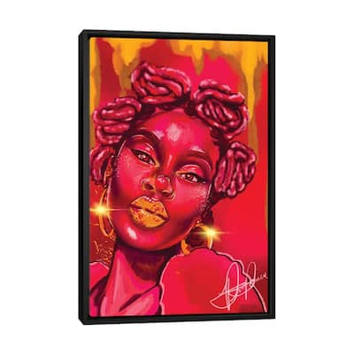 iCanvas "Ruby" by Poetically Illustrated Framed