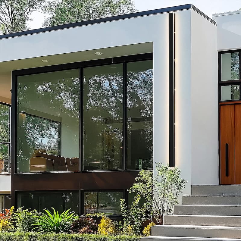 YANSUN 59.06in Outdoor Wall Lamp 45W LED, IP65 Waterproof, Warm Light 3000K, 85-265V - 59.1 inchs