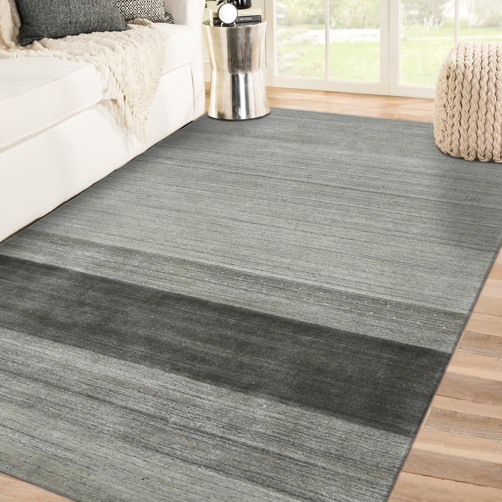 Berkley Tempe Hand-woven Wool and Art Silk Area Rug