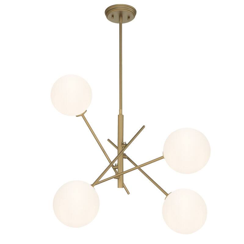 Caucy 4-Light Sputnik Modern Chandelier-UL - 32 inches