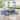 MAISON ARTS Patio Dining Set 7 Piece Metal Rectangle Table and 6 Textilene Chairs