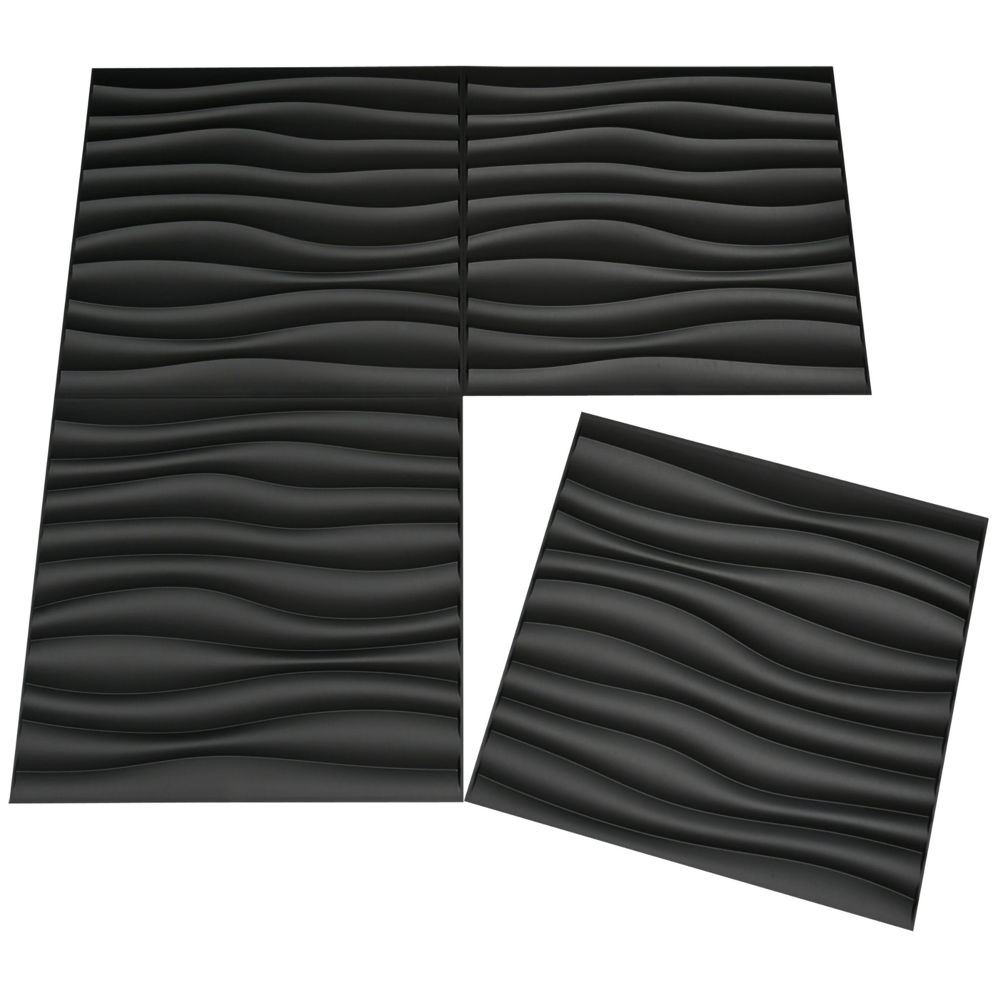 Art3d 3D Wall Panels PVC Wave Design (32 Sq.Ft) - On Sale