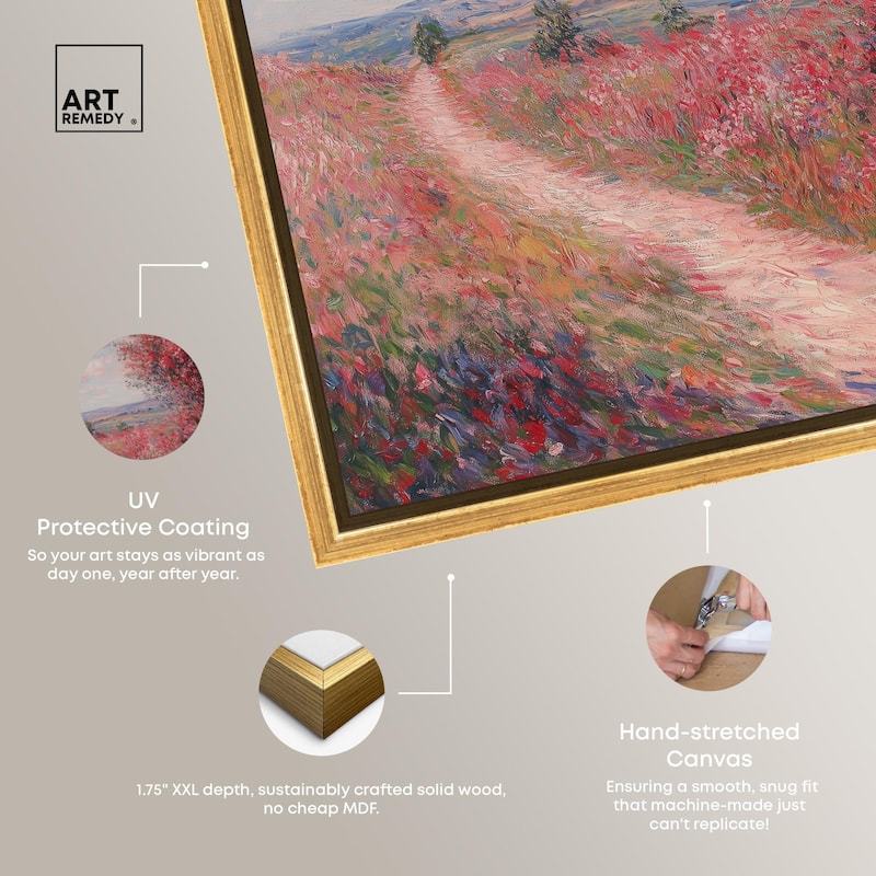 Pourville Breeze Canvas by Art Remedy