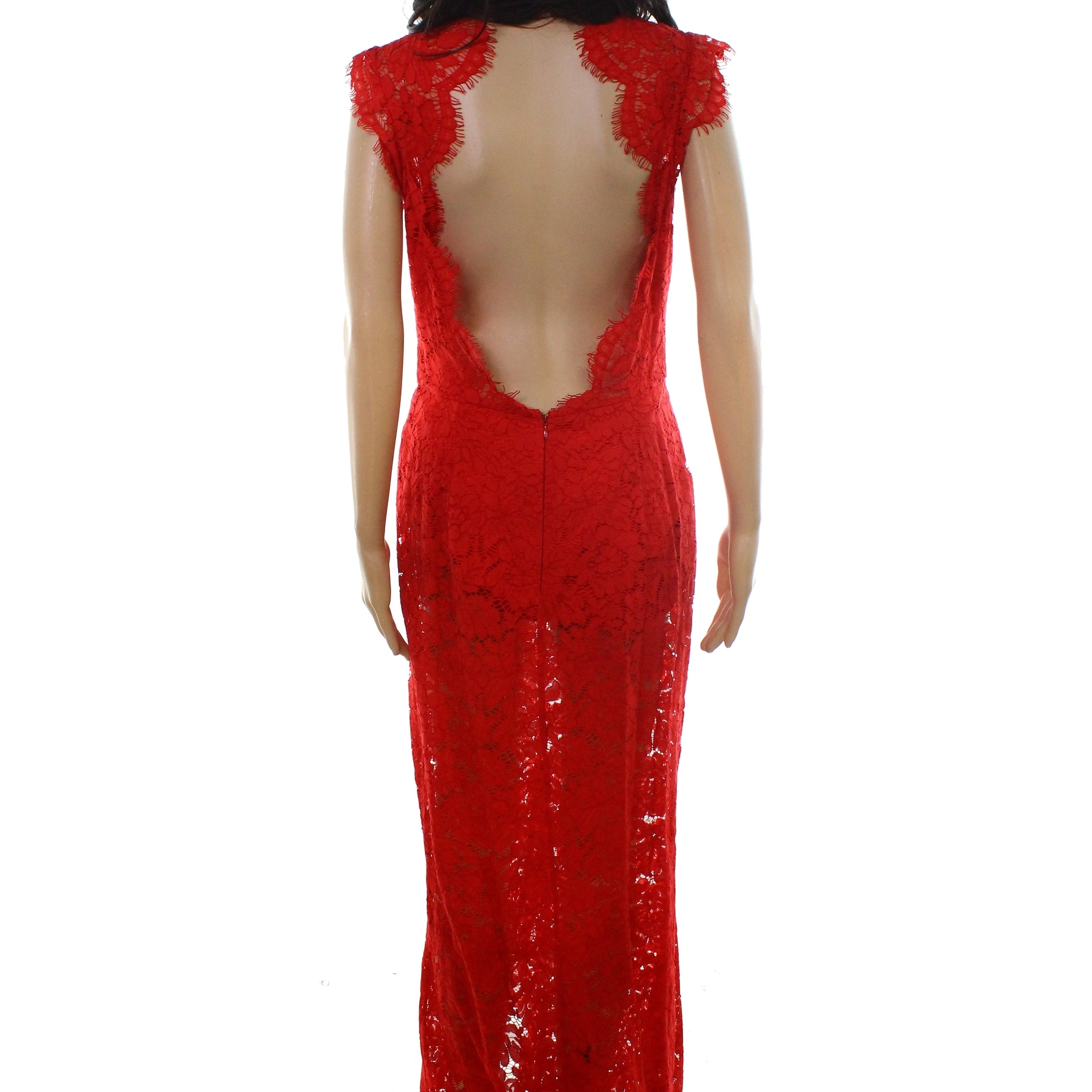 rachel zoe red lace dress