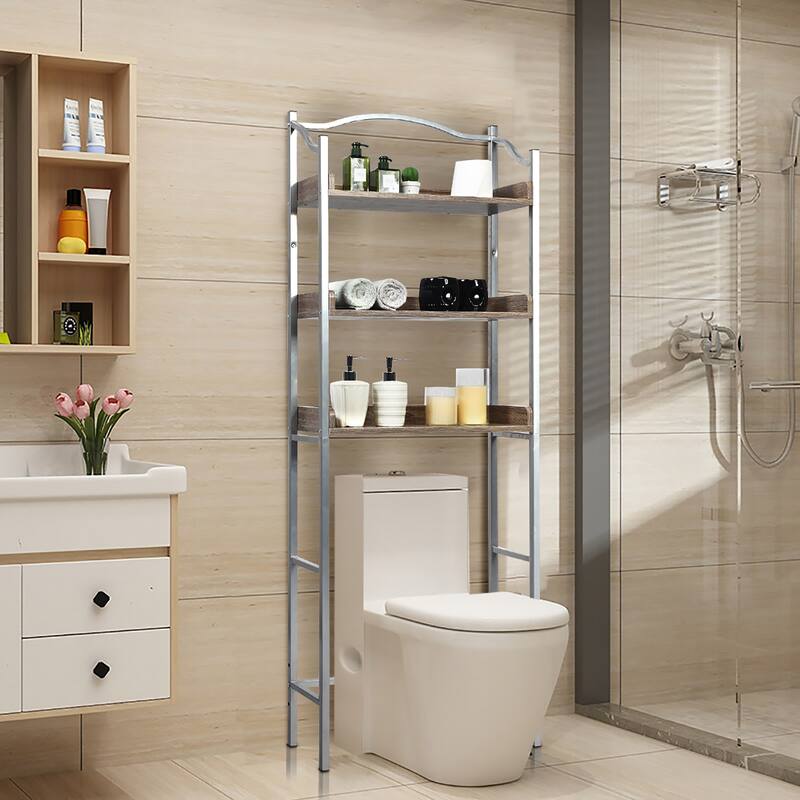 Costway 3-Tier Over-The-Toilet Bathroom Spacesaver Storage Rack - See Details