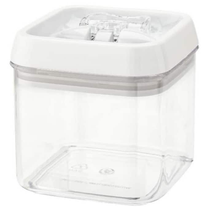 Rev-A-Shelf 1 Quart Clear Plastic Container with Locking Lid
