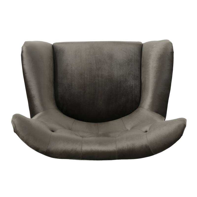 Grey Featured Wingback Chair Accent Chair Side Chair Lounge Chair