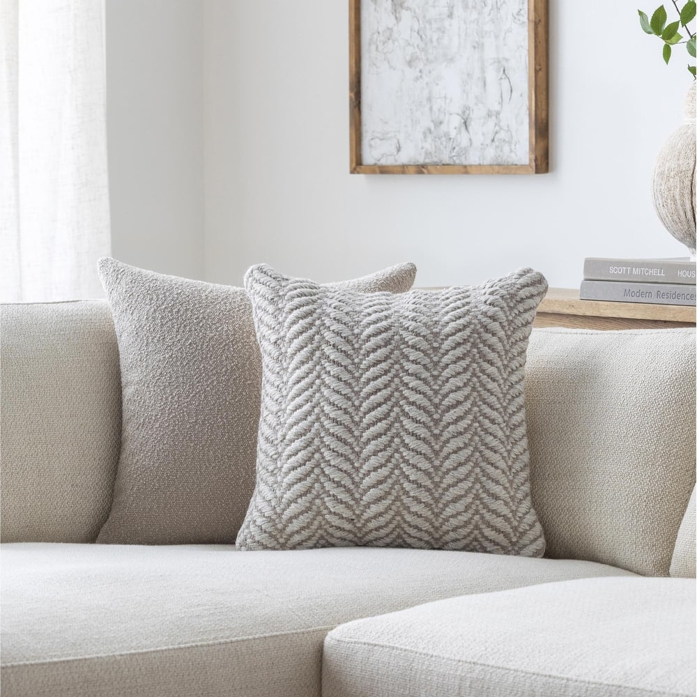 Austyn Traditional Textured Accent Pillow