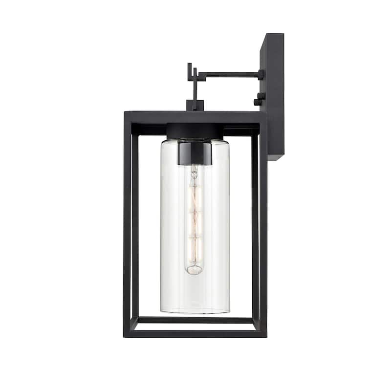 Millennium Lighting Ellway 1 Light Outdoor Wall Sconce in Textured Black