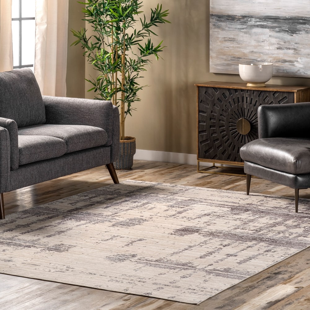 Nuloom Ariana SpinClean Machine Washable Abstract Area Rug