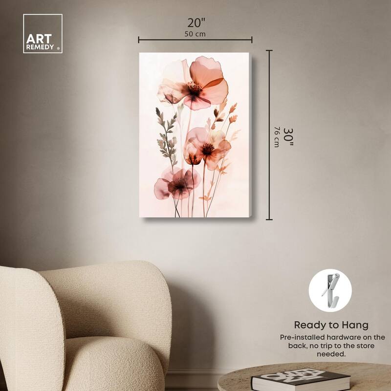 Petal Dye II Canvas by Art Remedy, Gallery Wrapped
