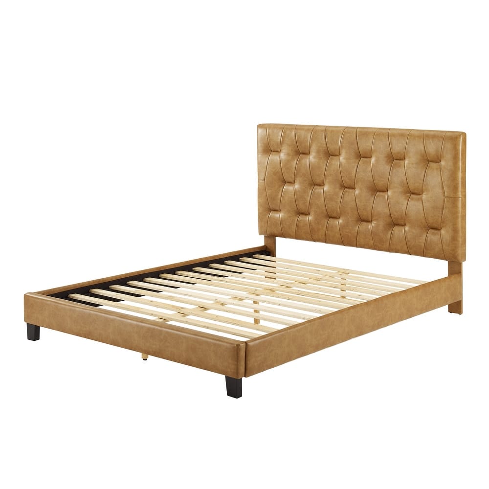 Corvus Somme Tufted Upholstered Platform Bed