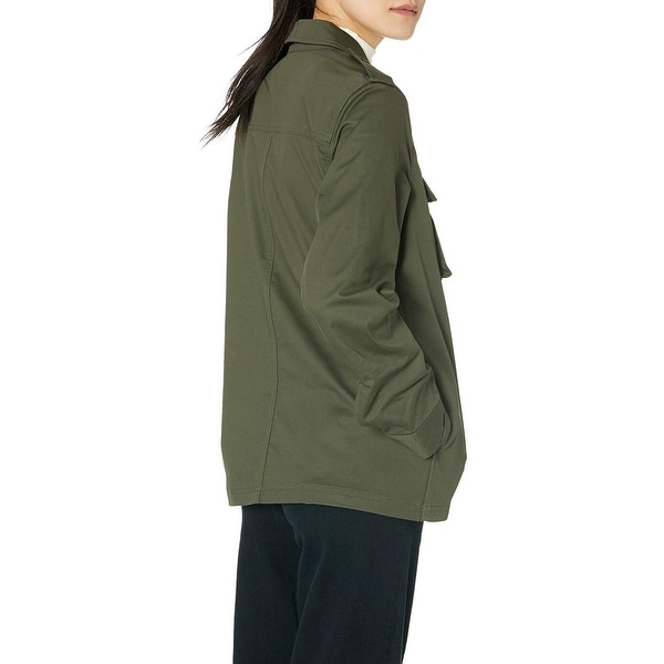 calvin klein green parka