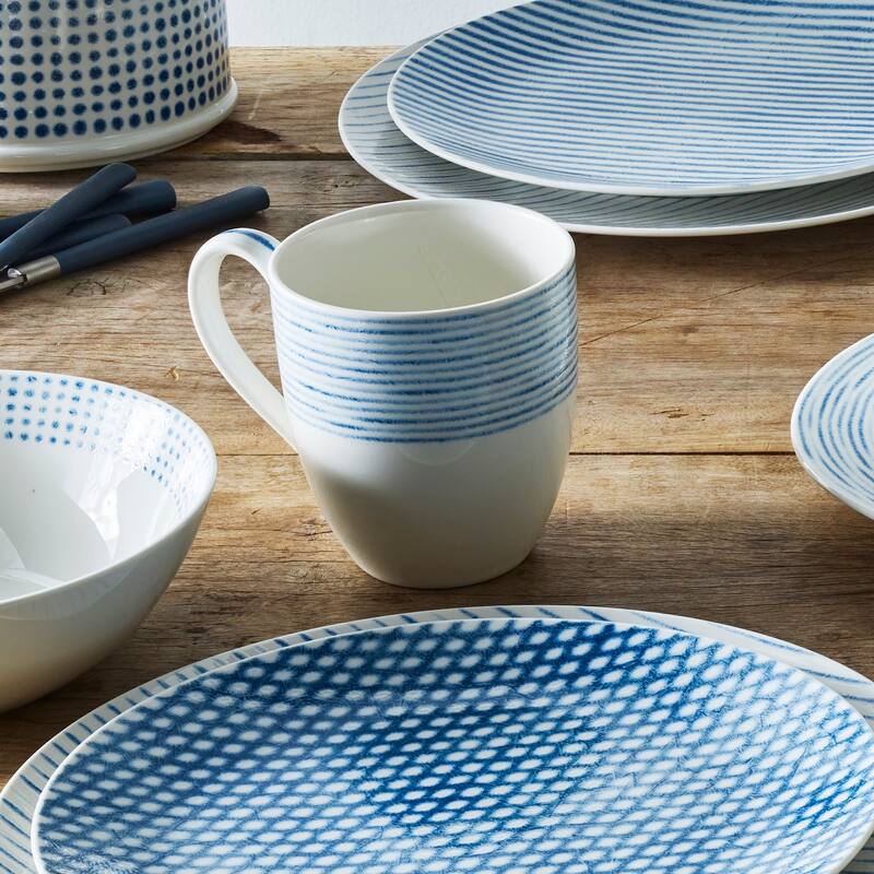 Noritake Hammock Set of 4 Mugs, 15 oz.