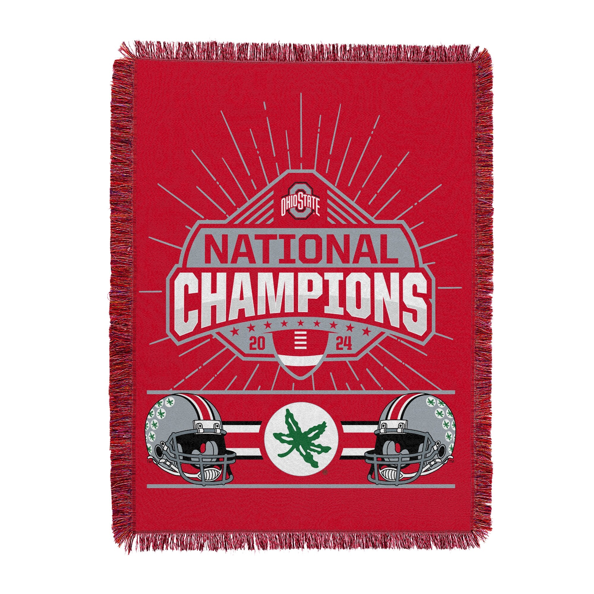 thumbnail image 2 of College Soft Two-Tone Sherpa Throw 50" X 60" Officially 2 of 14